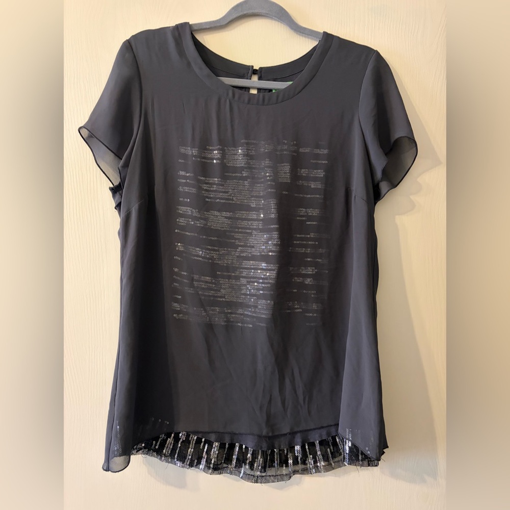 Elegant mesh blouse from Logo Lavish
